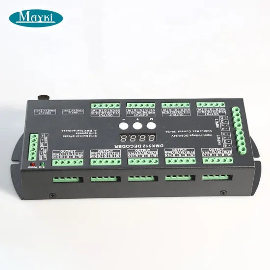 36 Channel RGB DMX512 Decoder with Digital Display and 72 Dimmers