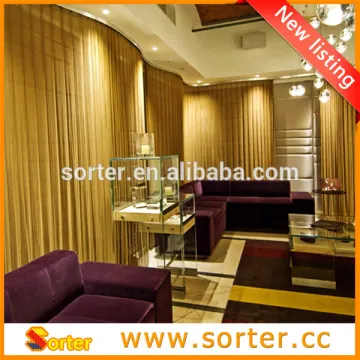 Sorter's curtain wall metal mesh fabric