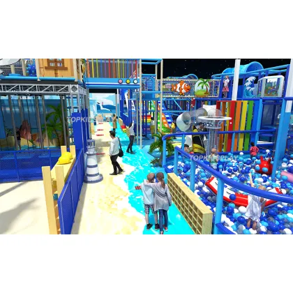 Customized Indoor Kids Playground Equipment with Slides for Professional Amusement Parks and Playgrounds