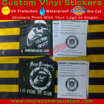 Custom UV Resistant Sticker