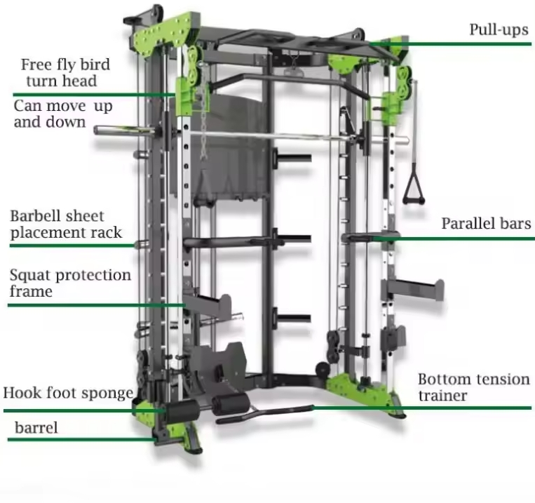 Commercial Strength Equipment Smith Multi Function Machine