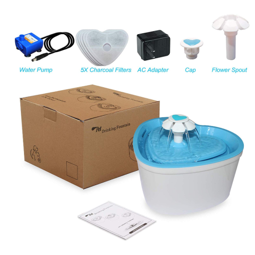 2L Super Quiet Flower Automatic Electric Water Fountain