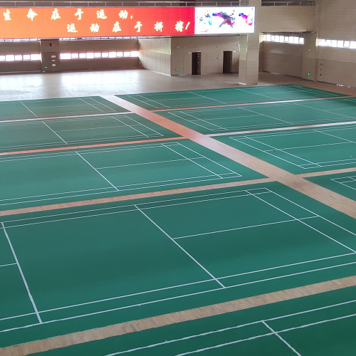 PVC badminton floor mats with BWF certificate