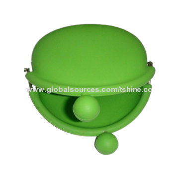 Silicone Coin Purse, Measures 90 x 95 x 45mm
