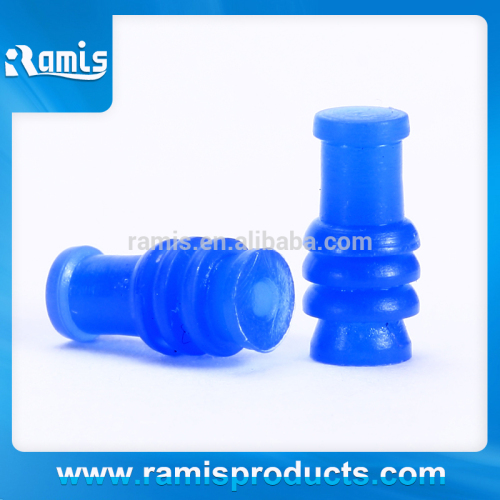 Blue silicone waterproof wire seal