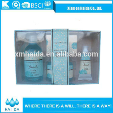 Organic bath body care gift set
