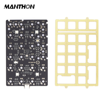 Custom Numeric Design Mechanical Keyboard KBD Pad Brass Plate PCB - 20% Mkii Soldering