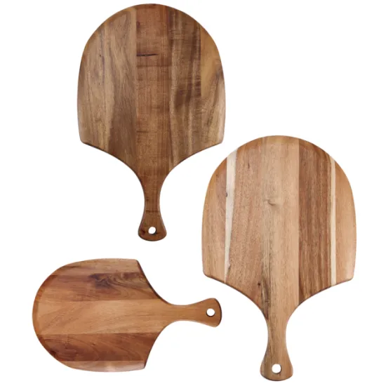 3 pcs of acacia wood cutting board set