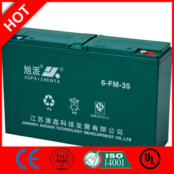 12v 35ah sealed lead acid battery 12v 6-DZM-35