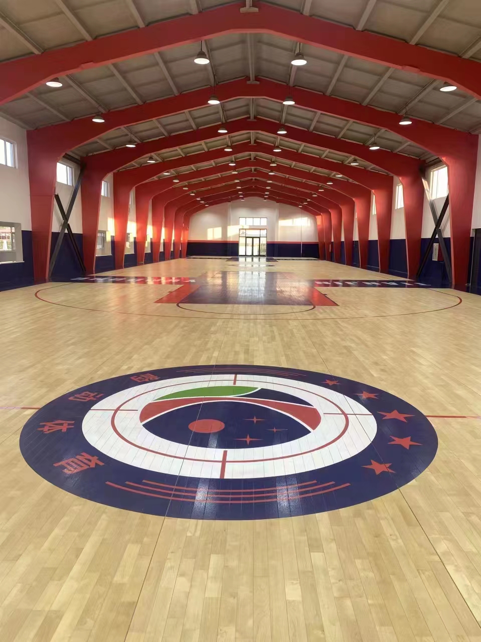 FIBA approved wooden floor for indoor sports