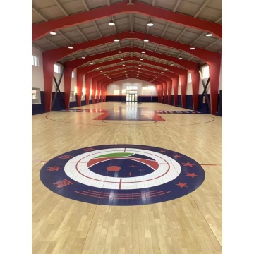 FIBA approved wooden floor for indoor sports