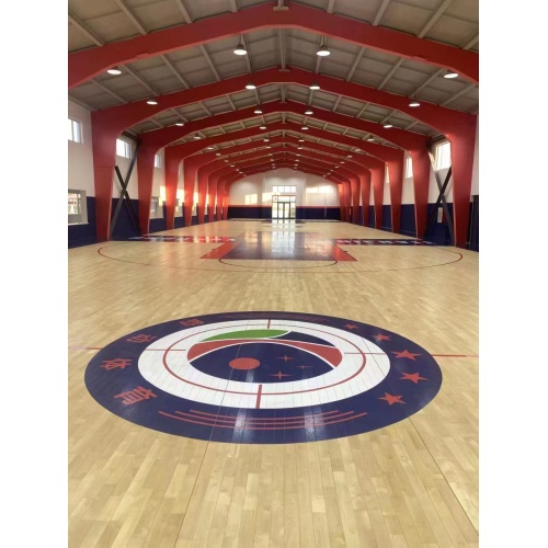 FIBA approved wooden floor for indoor sports