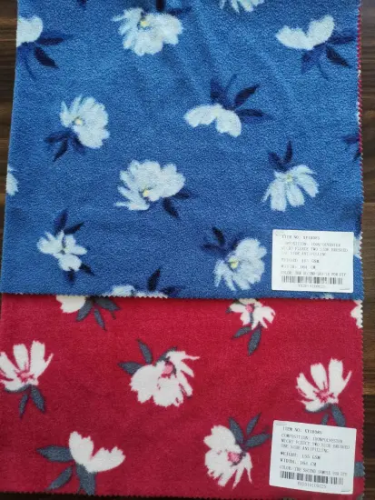 Fdy Printing Micro Fleece Two Side Fabrics