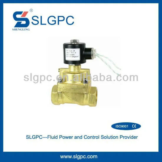 Chinese wholesale suppliers 2 way superior solenoid valve shut-off for water SLG-SLA-25