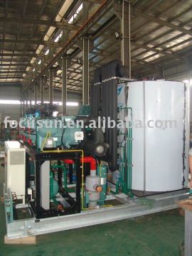 Conrete cooling flake ice machine with Bitzer compressor