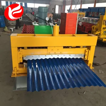 Roof corrugated cold color steel roll forming machine