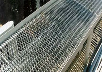 Raised Mild Steel Expanded Walkway Mesh