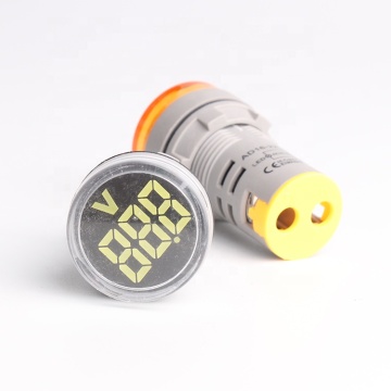 22mm Mini White Indicator Digital Voltage Meter Voltmeter CE AD16 AD22