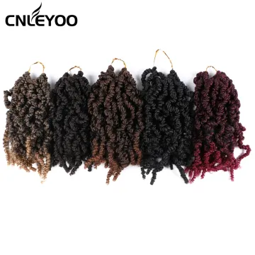 10 Inch New Spring Senegalese Twist Crochet Hair For Women 16 Strands Pre-twisted Spring Crochet Braids For Beauty