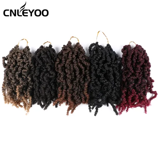 10 Inch New Spring Senegalese Twist Crochet Hair For Women 16 Strands Pre-twisted Spring Crochet Braids For Beauty