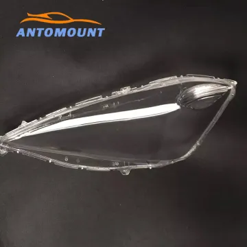 Uda Hot Selling Fit Two-Box Headlamp Transparent Hardening Anti-Crack Glass Headlight Lens Cover For Honda Fit/Jazz 2008-2011