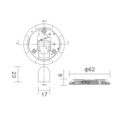 Door stopper windproof suction Windproof floor suction