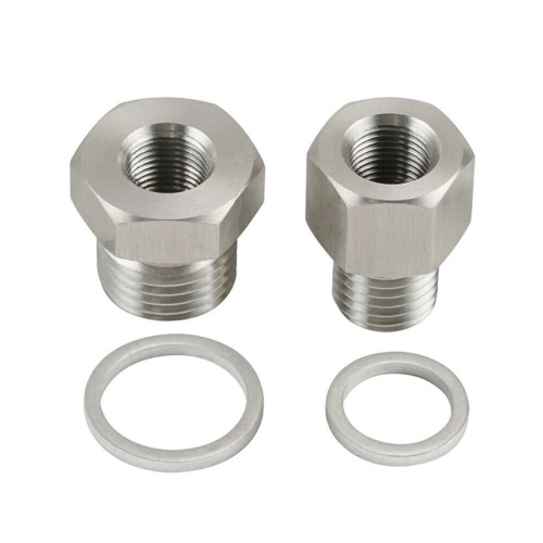 Aluminum LS oil pressure sensor adapter combination