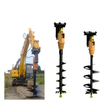 Mini Excavator Earth Auger Post Hole Digger Drilling Machine