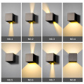 Einstellbare quadratische wasserdichte LED-Wandleuchte