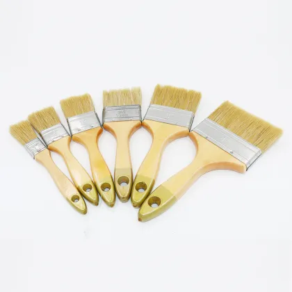 Wooden Handle Bristle Paint Brush