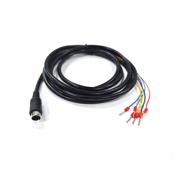 Cable de conector de DIN circular impermeable