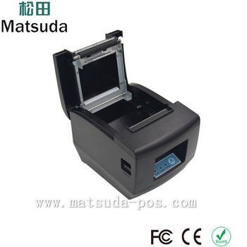 80mm Thermal Receipt Barcode Printer Auto Cutter 250mm/s