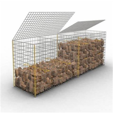 Elektrische laswand gabion doos gelaste gabionmand