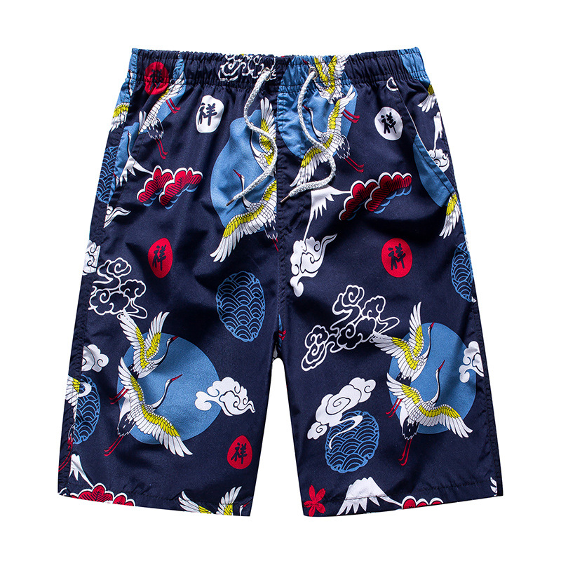 Herren -Strandshorts mit blauen Shorts