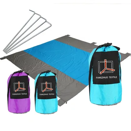 waterproof compact pocket parachute nylon beach blanket