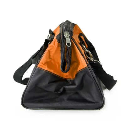 Minimalist Contrast-Colored Shoulder Belt Metal Tool Bag