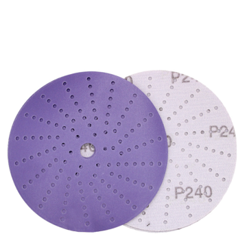 6 Inch Purple Whirlwind Hole Porous Sheet Sanding Pad