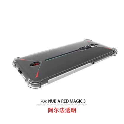 Transparent Shockproof TPU Phone Case for ZTE Nubia Red Magic 3, Magic 6, Z50 Ultra 5G, Red Magic 8 Pro