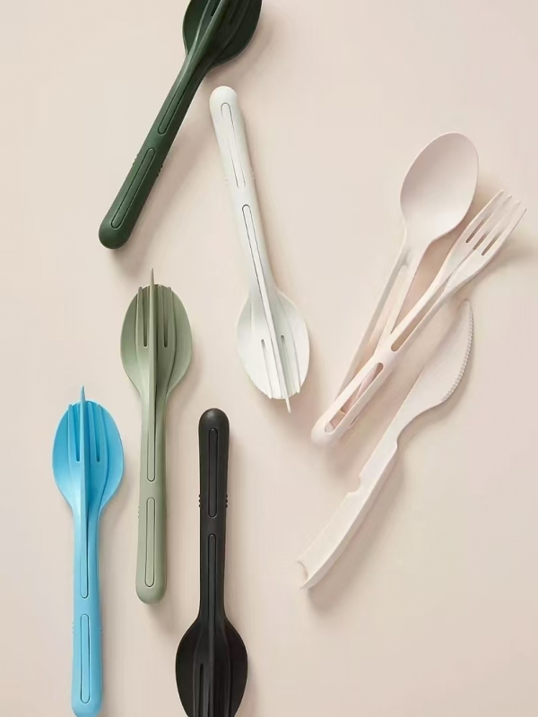 Advanced Multifunctional Knife Fork Set for Eco-conscious Dining