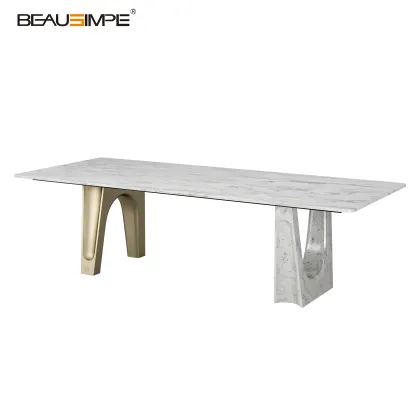 Luxury Fendi Design Italian Marble Dining Table