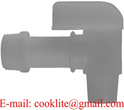 Plasticna odtocna pipa za kanister bela z 3/4" BSP navojem