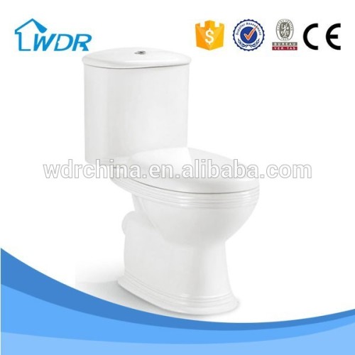 Popular ceramic Tajikistan restroom China WC toilet Ptrap