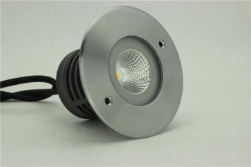 10W  COB Led Underwater Light 24VDC Round cover