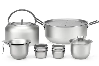 Ultralight Titanium Outdoor Tea Set