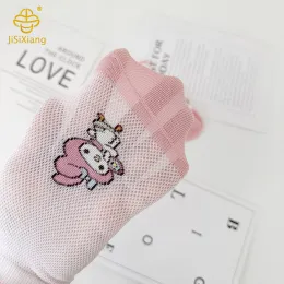 Cartoon Melody Short Socks Mesh Breathable Girls' Boat Socks