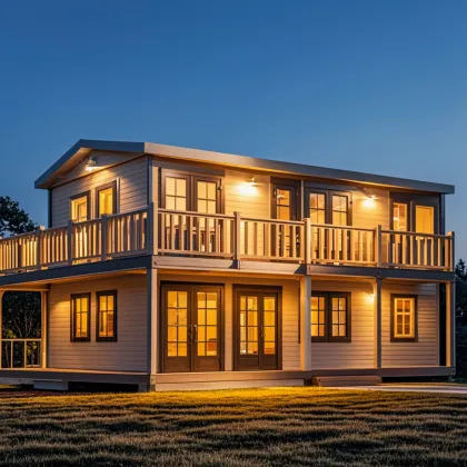 Prefabricated Luxury 3 Bedroom Mobile Home Villas