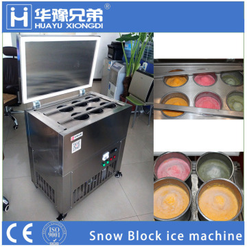 HY-6 6pcs shaved ice making machine snow ice freezer