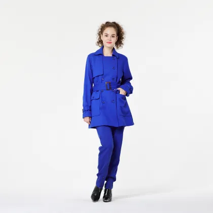 Casual women pants blue