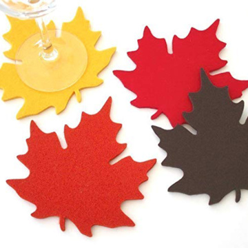 Maple leaf pattern Decorative Coaster