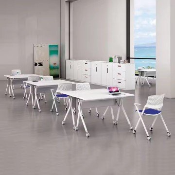 Customizable Modern Metal Frame Office Training Table for Conference Room and School Furniture